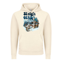 Vintage Artic sleigh girl sleigh skeleton Vintage Hoodie - NancyCooperArtShop