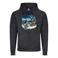 Vintage Black sleigh girl sleigh skeleton Vintage Hoodie - NancyCooperArtShop