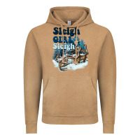 Vintage Camel sleigh girl sleigh skeleton Vintage Hoodie - NancyCooperArtShop