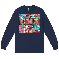Navy cma Long Sleeve Tee - LillyAllenDesigns