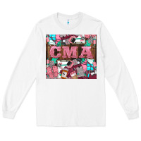 White cma Long Sleeve Tee - LillyAllenDesigns