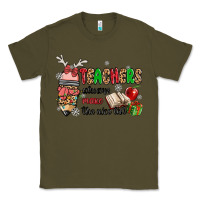 Army Green teachers always make the nice list Classic Tee - MaliasSmallBusiness