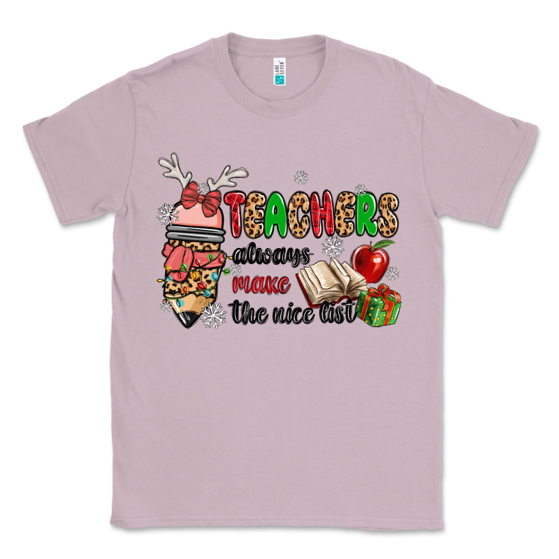 Teachers Always Make The Nice List Classic Tee by MaliasSmallBusiness | Teevron