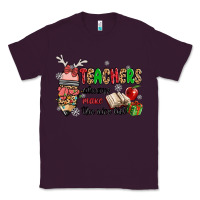 Plum teachers always make the nice list Classic Tee - MaliasSmallBusiness