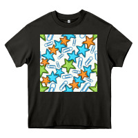 Asphalt stars school seamless pattern Heavy Core Tee - BundleAndBundleShop