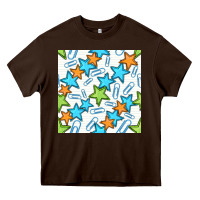 Stars School Seamless Pattern Heavy Core Tee | Teevron