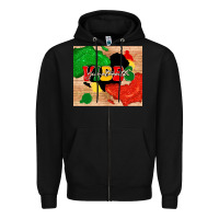 Black juneteenth vibes Zipper Hoodie - TumblerDesignByShophia
