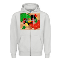 Dove Grey juneteenth vibes Zipper Hoodie - TumblerDesignByShophia