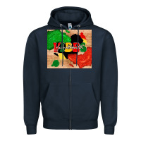 Navy juneteenth vibes Zipper Hoodie - TumblerDesignByShophia
