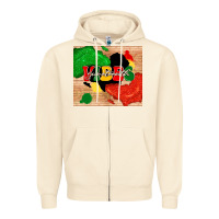 Sandshell juneteenth vibes Zipper Hoodie - TumblerDesignByShophia