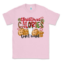 Bubblegum Pink christmas calories dont count Classic Tee - CowhideDigitalArt