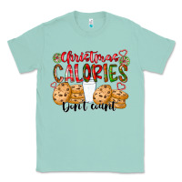 Seafoam christmas calories dont count Classic Tee - CowhideDigitalArt