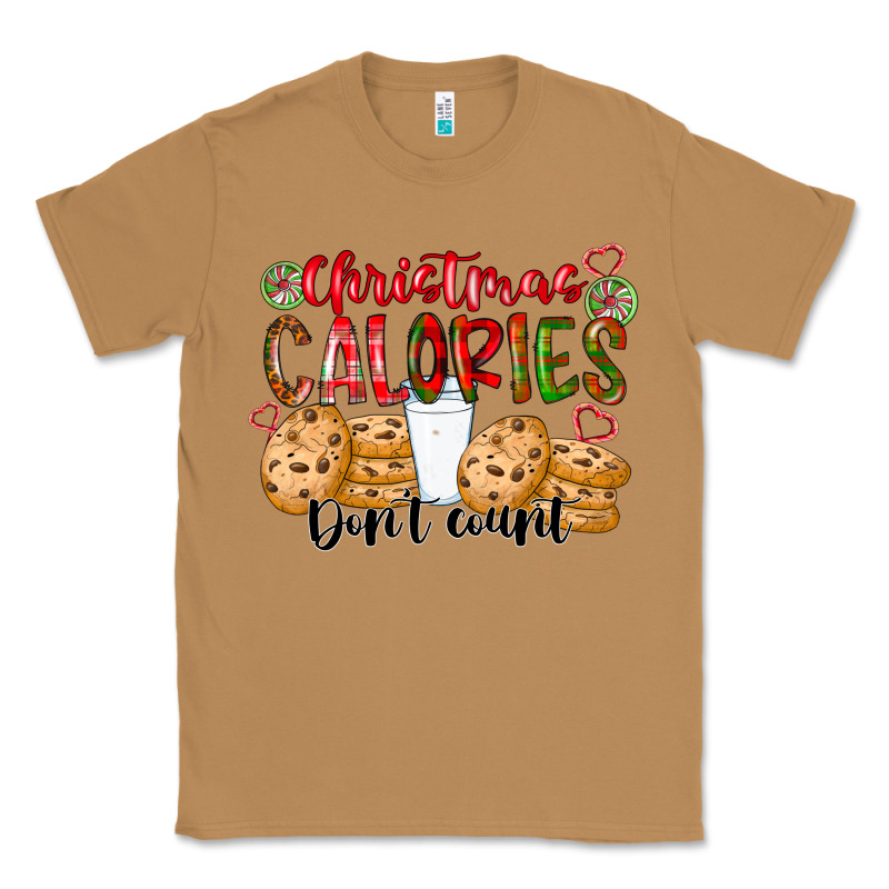 Christmas Calories Dont Count Classic Tee by CowhideDigitalArt | Teevron
