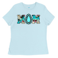 Baby Blue mom Ladies Tee - JahusDesignShop