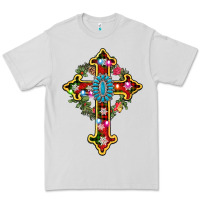 Dove Grey christmas cross Premium Tee - AdoDesignShop
