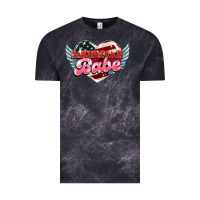 Cloud Black American babe Vintage Tee - NancyCooperArtShop
