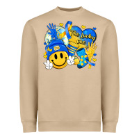 Mushroom retro disco ball the lucky few smile face Heavyweight Sweatshirt - Artiststas
