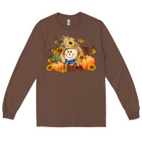 Chestnut fall scarecrow Long Sleeve Tee - LillyAllenDesigns