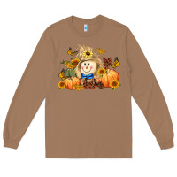 Toasted Coconut fall scarecrow Long Sleeve Tee - LillyAllenDesigns