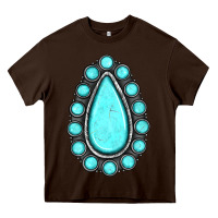 Chocolate Brown gemstone Heavy Core Tee - JahusDesignShop