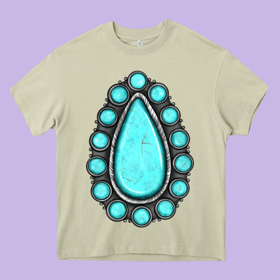 Gemstone Heavy Core Tee Designed By Jahusdesignshop