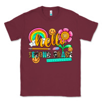 Burgundy hello second grade Classic Tee - NancyCooperArtShop