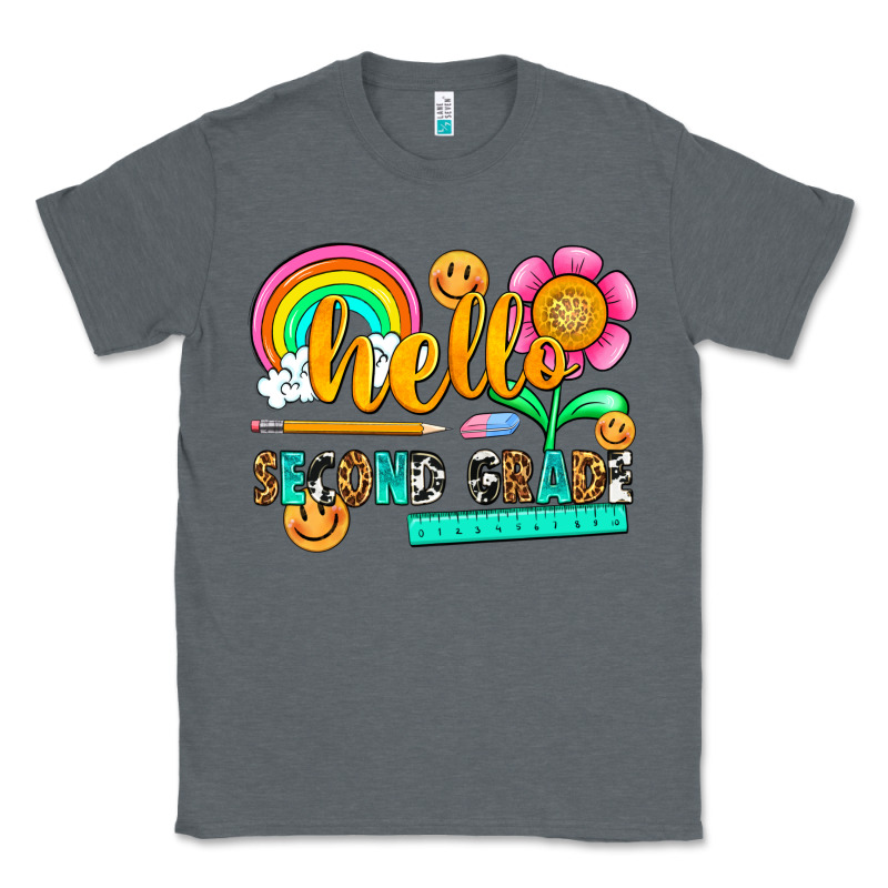 Hello Second Grade Classic Tee by NancyCooperArtShop | Teevron