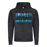 Vintage Black somebodys spoiled blue collar girlfriend Vintage Hoodie - MaliasSmallBusiness