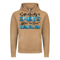 Somebodys Spoiled Blue Collar Girlfriend Vintage Hoodie | Teevron