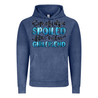 Vintage Denim somebodys spoiled blue collar girlfriend Vintage Hoodie - MaliasSmallBusiness