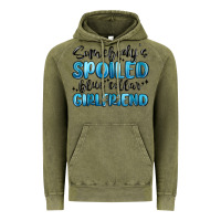 Vintage Olive somebodys spoiled blue collar girlfriend Vintage Hoodie - MaliasSmallBusiness