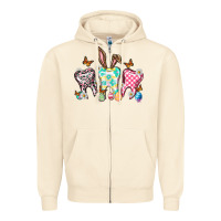 Sandshell Happy Easter Day teeth Zipper Hoodie - HowdyJamesFarm