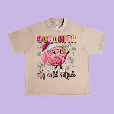Conchita It's Cold Outside Urban Heavy Tee Designed By Maliassmallbusiness