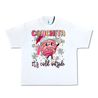 White conchita it's cold outside Urban Heavy Tee - MaliasSmallBusiness