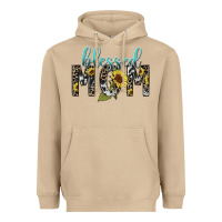 Mushroom Blessed mom sunflower mother's day Heavyweight Hoodie - HowdyJamesFarm