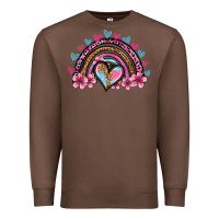 Chestnut valentine's day rainbow heart olivia Premium Sweatshirt - OliviaCreatesArt