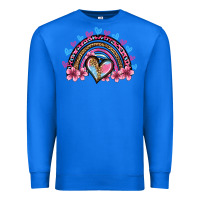 True Royal valentine's day rainbow heart olivia Premium Sweatshirt - OliviaCreatesArt