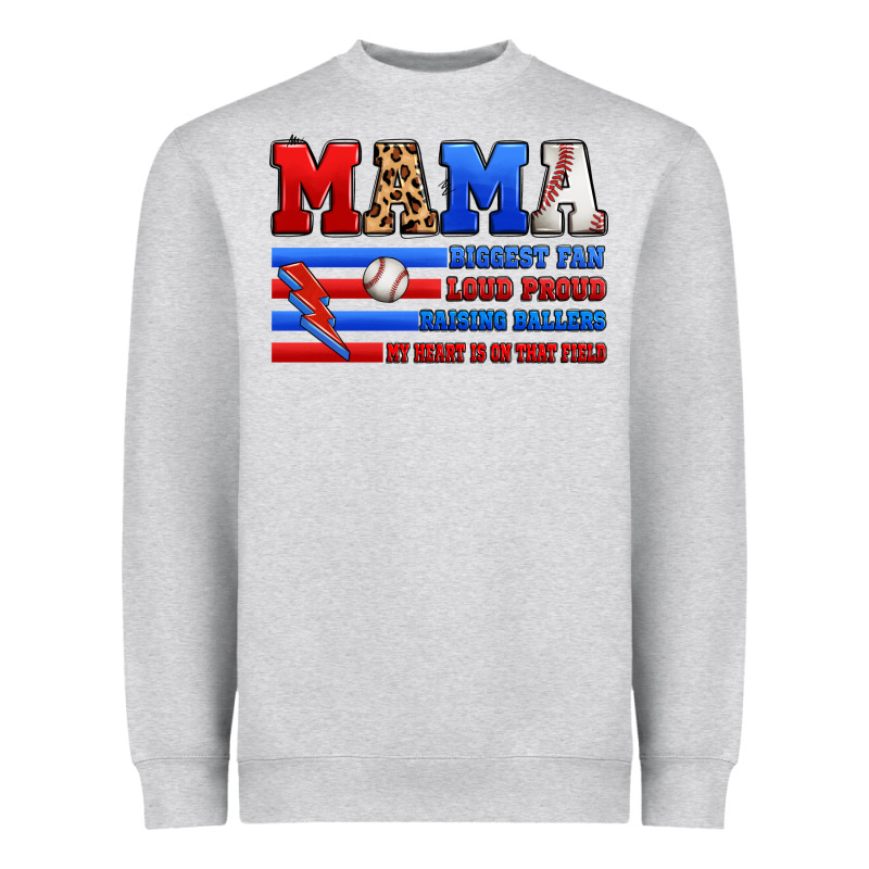 Baseball Mama Heavyweight Sweatshirt by Artiststas | Teevron