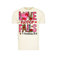 Vintage Arctic love never fails i corintians 13 8 Vintage Tee - NancyCooperArtShop