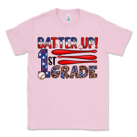 Bubblegum Pink batter up 1st grade Classic Tee - JahusDesignShop