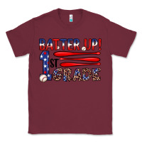 Burgundy batter up 1st grade Classic Tee - JahusDesignShop