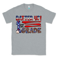 Heather Grey batter up 1st grade Classic Tee - JahusDesignShop