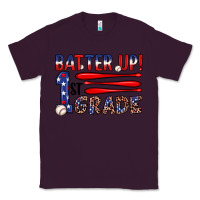 Plum batter up 1st grade Classic Tee - JahusDesignShop