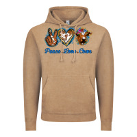 Peace Love Cows Vintage Hoodie | Teevron