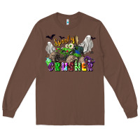 Chestnut spooky crusher monster truck Long Sleeve Tee - LillyAllenDesigns