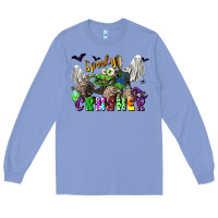 Colony Blue spooky crusher monster truck Long Sleeve Tee - LillyAllenDesigns