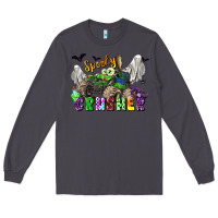 Smoke spooky crusher monster truck Long Sleeve Tee - LillyAllenDesigns