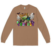 Toasted Coconut spooky crusher monster truck Long Sleeve Tee - LillyAllenDesigns