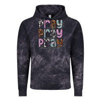 Cloud Black pray on it pray over it pray through it Vintage Hoodie - NancyCooperArtShop
