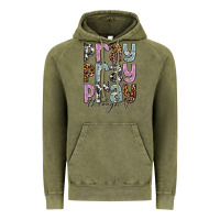 Vintage Olive pray on it pray over it pray through it Vintage Hoodie - NancyCooperArtShop